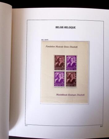 1849-2011, Extensive collection of Belgium in 12 DAVO