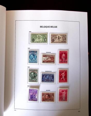 1849-2011, Extensive collection of Belgium in 12 DAVO