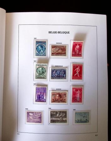 1849-2011, Extensive collection of Belgium in 12 DAVO