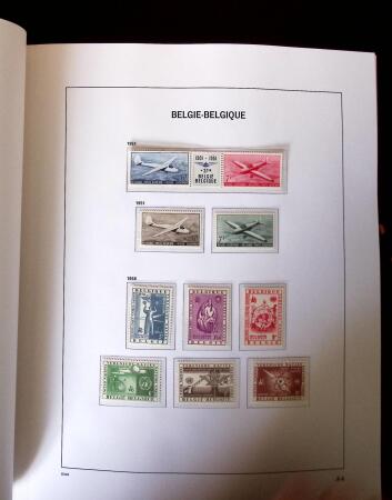 1849-2011, Extensive collection of Belgium in 12 DAVO