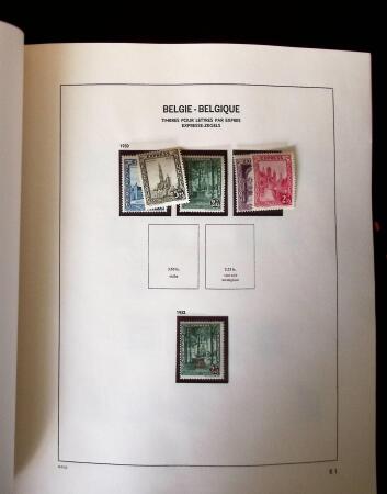 1849-2011, Extensive collection of Belgium in 12 DAVO