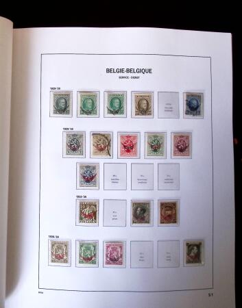 1849-2011, Extensive collection of Belgium in 12 DAVO