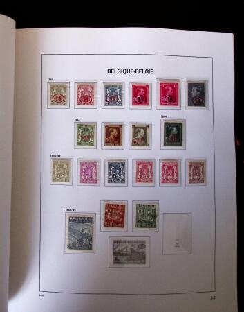 1849-2011, Extensive collection of Belgium in 12 DAVO