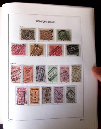 1849-2011, Extensive collection of Belgium in 12 DAVO