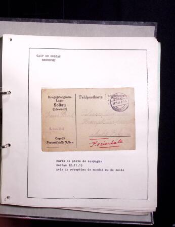 1914-45 POSTAL HISTORY / HISTOIRE POSTALE: Specialised