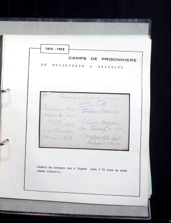 1914-45 POSTAL HISTORY / HISTOIRE POSTALE: Specialised