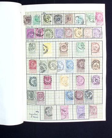 1849-1955, Group with used collection of Belgium in