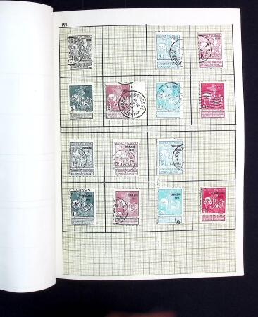 1849-1955, Group with used collection of Belgium in