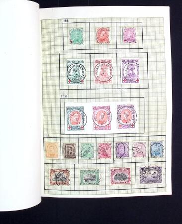 1849-1955, Group with used collection of Belgium in