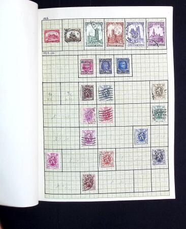 1849-1955, Group with used collection of Belgium in