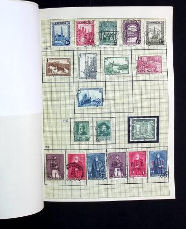1849-1955, Group with used collection of Belgium in
