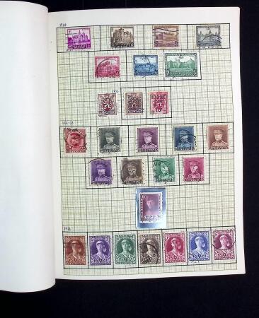 1849-1955, Group with used collection of Belgium in