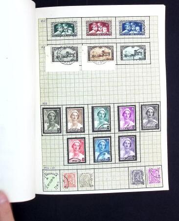 1849-1955, Group with used collection of Belgium in