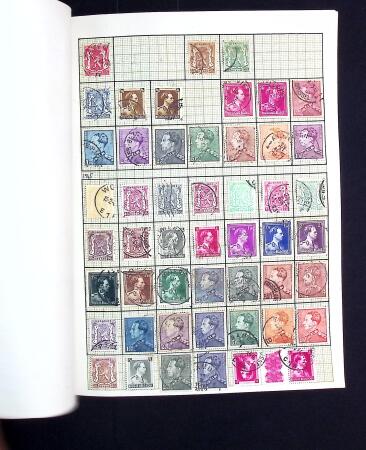 1849-1955, Group with used collection of Belgium in