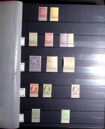 1849-1955, Group with used collection of Belgium in