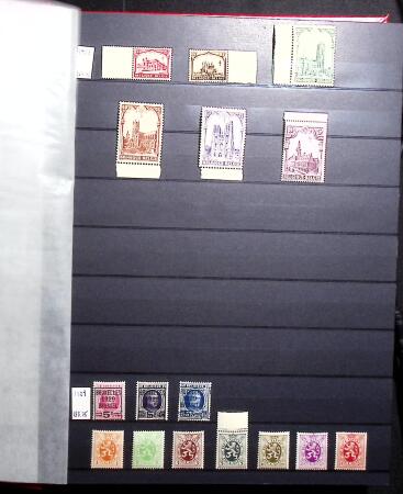 1849-1955, Group with used collection of Belgium in
