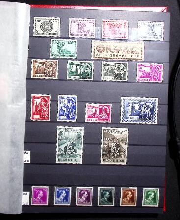 1849-1955, Group with used collection of Belgium in