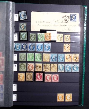 1849-1955, Group with used collection of Belgium in