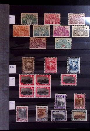 1886-1975, Collection of BELGIAN CONGO and RUANDI URUNDI