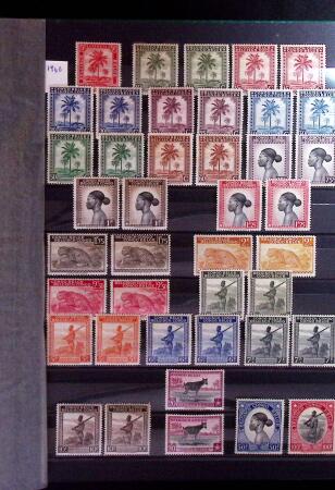 1886-1975, Collection of BELGIAN CONGO and RUANDI URUNDI