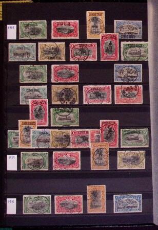 1886-1975, Collection of BELGIAN CONGO and RUANDI URUNDI