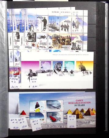 1959-2015, Never hinged collection of Australian Antarctica
