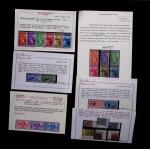 1852-2018, Attractive never hinged stock on stockcards,