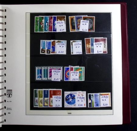 1892-2020, Never hinged collection of Portugal in six