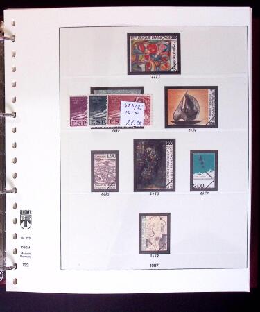 1865-2020, Never collection of Spain in three stockbooks