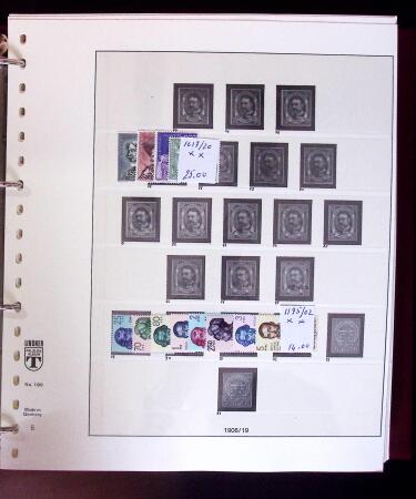 1865-2020, Never collection of Spain in three stockbooks