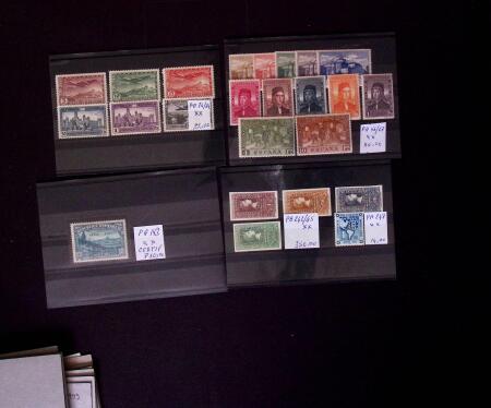 1865-2020, Never collection of Spain in three stockbooks