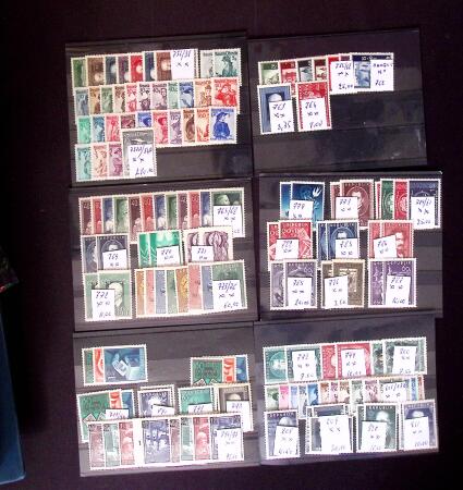 1899-2020, Never hinged collection and duplicates in