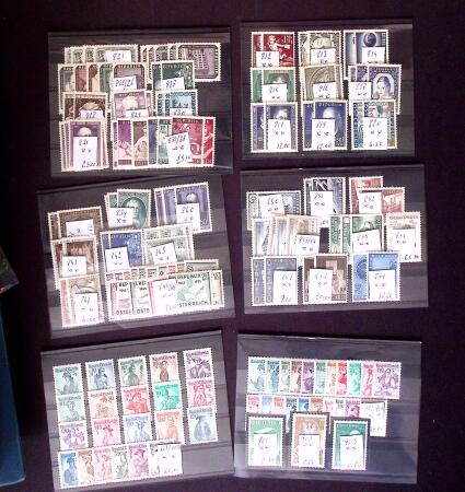 1899-2020, Never hinged collection and duplicates in