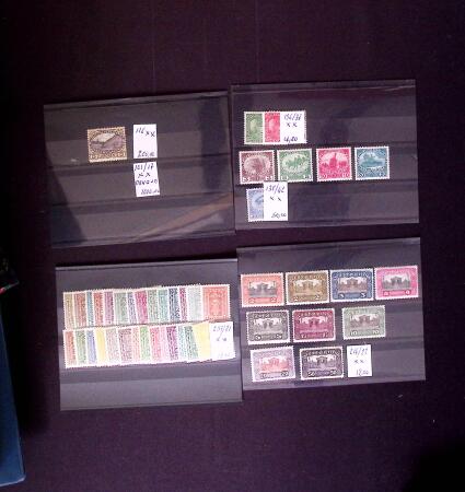 1899-2020, Never hinged collection and duplicates in