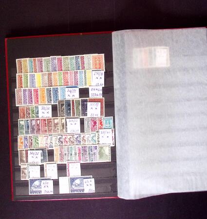 1899-2020, Never hinged collection and duplicates in
