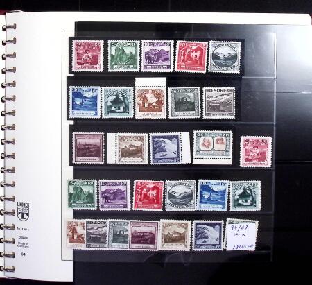 1912-2018, Practically all never hinged collection