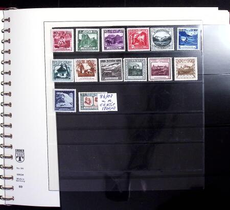 1912-2018, Practically all never hinged collection