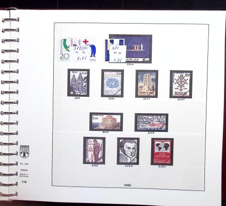 1912-2018, Practically all never hinged collection
