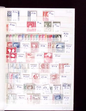 1935-2018, Chiefly never hinged collection in large