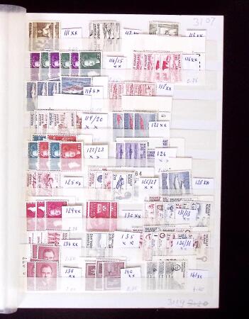 1935-2018, Chiefly never hinged collection in large