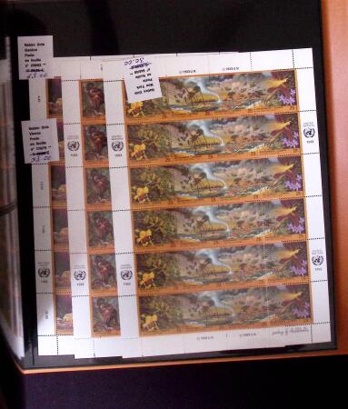 1920-2020, Virtually all never hinged, small all-world