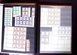 1932-1991 Un classeur de timbres fictifs avec des feuilles