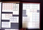 1932-1991 Un classeur de timbres fictifs avec des feuilles