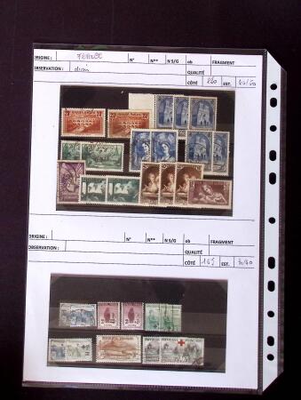 1869-1940 Lot regroupant uniquement des bonnes valeurs
