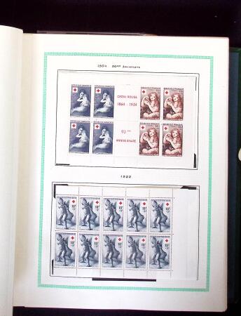 1849-1990 Bel ensemble regroupant un album de lettres
