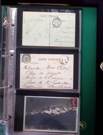 1849-1990 Bel ensemble regroupant un album de lettres