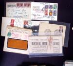 1849-1990 Bel ensemble regroupant un album de lettres