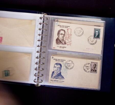 1849-1990 Bel ensemble regroupant un album de lettres