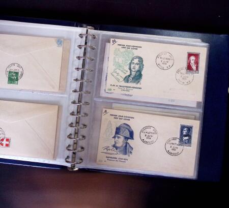 1849-1990 Bel ensemble regroupant un album de lettres