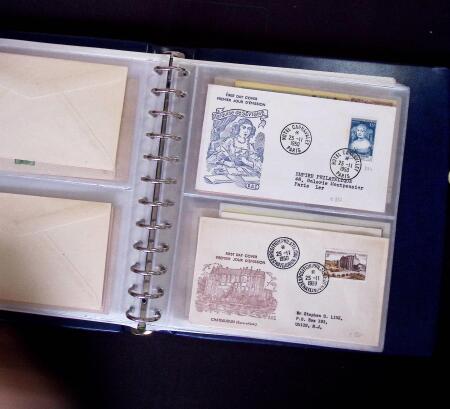 1849-1990 Bel ensemble regroupant un album de lettres